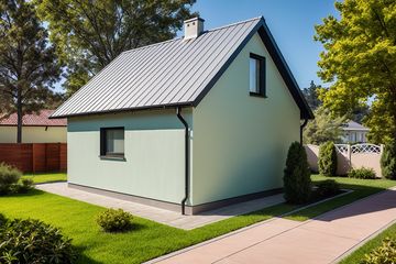  Projekt garażu G84 - Budynek garażowo - gospodarczy (PRA1098) - projekt garażu parterowego - Zdjęcie 2