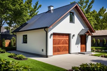  Projekt garażu G84 - Budynek garażowo - gospodarczy (PRA1098) - projekt garażu parterowego - Zdjęcie 1