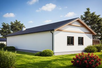  Projekt garażu G89 - Budynek garażowo - gospodarczy (PRA1103) - projekt garażu parterowego - Zdjęcie 2