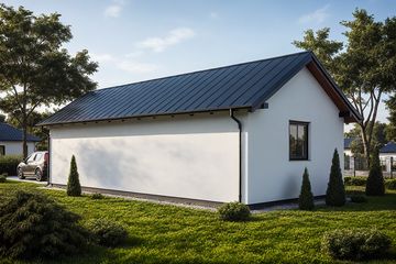  Projekt garażu G90 - Budynek garażowo - gospodarczy (PRA1104) - projekt garażu parterowego - Zdjęcie 2