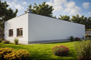  Projekt budynku gospodarczego G92 - Budynek gospodarczy (PRA1106) - projekt budynku parterowego - Zdjęcie 2