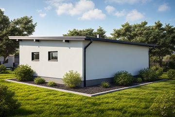  Projekt garażu G102 - Budynek garażowy (PRA1116) - projekt garażu parterowego - Zdjęcie 2