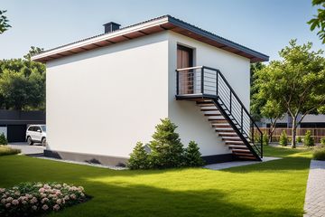  Projekt garażu G107 - Budynek garażowo - gospodarczy (PRA1121) - projekt garażu parterowego - Zdjęcie 2