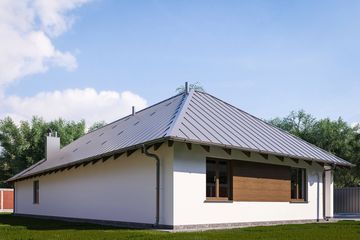  Projekt garażu G108 - Budynek garażowo - gospodarczy (PRA1122) - projekt garażu parterowego - Zdjęcie 2