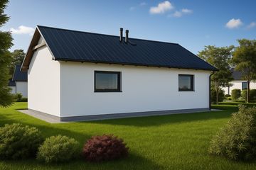  Projekt garażu G113 - Budynek garażowy (PRA1127) - projekt garażu parterowego - Zdjęcie 2