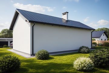  Projekt garażu G114 - Budynek garażowo - gospodarczy (PRA1128) - projekt garażu parterowego - Zdjęcie 2