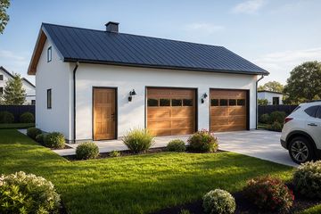  Projekt garażu G114 - Budynek garażowo - gospodarczy (PRA1128) - projekt garażu parterowego - Zdjęcie 1