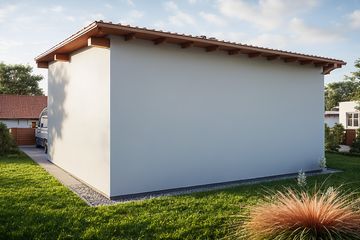  Projekt garażu G115 - Budynek garażowy (PRA1129) - projekt garażu parterowego - Zdjęcie 2