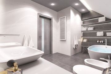  Projekt domu D102B (WAI1154) - projekt domu parterowego z poddaszem - Zdjęcie 7