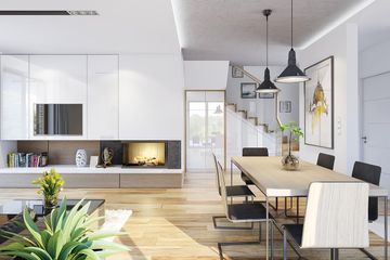  Projekt domu Albatros (WAH1506) - projekt domu parterowego z poddaszem - Zdjęcie 3