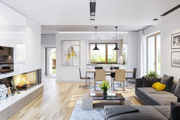  Projekt domu Albatros (WAH1506) - projekt domu parterowego z poddaszem - Zdjęcie 7