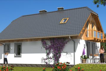  Projekt domu L-34 Dom tradycyjny (BBD1047) - projekt domu parterowego z poddaszem - Zdjęcie 3