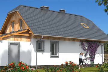  Projekt domu L-34 Dom tradycyjny (BBD1047) - projekt domu parterowego z poddaszem - Zdjęcie 4