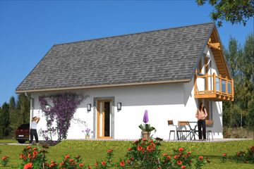  Projekt domu L-35 Dom tradycyjny (BBD1050) - projekt domu parterowego z poddaszem - Zdjęcie 3