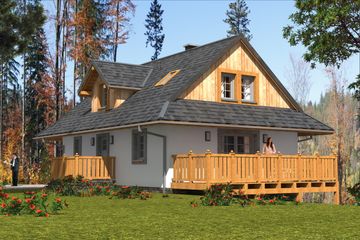  Projekt domu L-75 Dom willowa murowany (BBD1106) - projekt domu parterowego z poddaszem - Zdjęcie 5