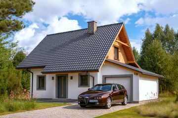  Projekt domu L-83 Dom bielska szkieletowy (BBD1118) - projekt domu parterowego z poddaszem - Zdjęcie 1