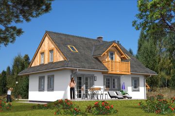  Projekt domu L-88 Dom szkieletowy (BBD1123) - projekt domu parterowego z poddaszem - Zdjęcie 4