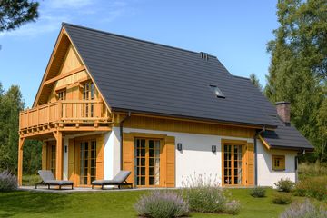  Projekt domu L-89 Dom konwaliowa szkieletowy (BBD1131) - projekt domu parterowego z poddaszem - Zdjęcie 3