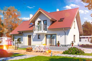  Projekt domu Apollo II (WOE1035) - projekt domu parterowego z poddaszem - Zdjęcie 3