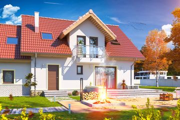  Projekt domu Apollo II (WOE1035) - projekt domu parterowego z poddaszem - Zdjęcie 4