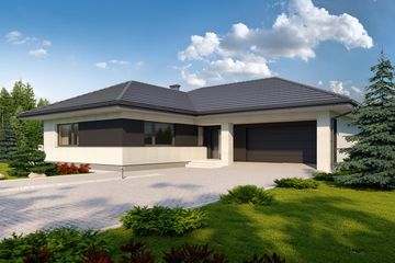  Projekt domu Temida 2 (BSE1024) - projekt domu parterowego - Zdjęcie 1