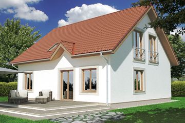  Projekt domu Maria A (WRD1927) - projekt domu parterowego z poddaszem - Zdjęcie 2