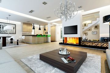  Projekt domu Otwarty 2 (WAH1533) - projekt domu parterowego z poddaszem - Zdjęcie 3