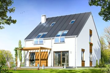  Projekt domu Leo (WAH1535) - projekt domu parterowego z poddaszem - Zdjęcie 4