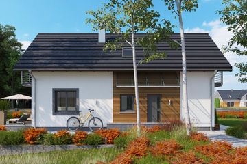  Projekt domu Longinus Sto (1352) (KRD2488) - projekt domu parterowego z poddaszem - Zdjęcie 2