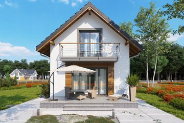  Projekt domu Longinus Sto (1352) (KRD2488) - projekt domu parterowego z poddaszem - Zdjęcie 5