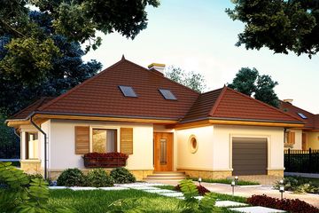  Projekt domu Impresja (WRN1117) - projekt domu parterowego z poddaszem - Zdjęcie 4