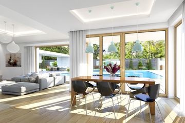  Projekt domu Viking (WAH1540) - projekt domu parterowego z poddaszem - Zdjęcie 4