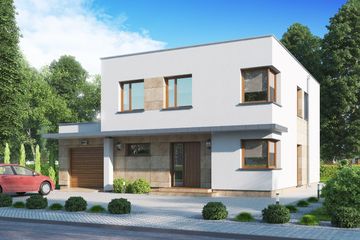  Projekt domu D118 (WAI1170) - projekt domu z pełnym piętrem - Zdjęcie 1