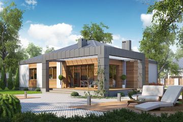  Projekt domu D123 - Zbyszek (WAI1175) - projekt domu parterowego - Zdjęcie 2