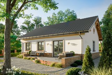  Projekt domu Zuza (1350) (KRD2517) - projekt domu parterowego - Zdjęcie 2