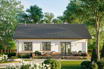  Projekt domu Zuza (1350) (KRD2517) - projekt domu parterowego - Zdjęcie 5