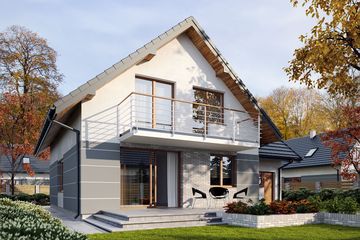  Projekt domu Dora (BSE1029) - projekt domu parterowego z poddaszem - Zdjęcie 2