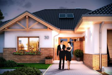  Projekt domu Rozłożysty (WAH1552) - projekt domu parterowego - Zdjęcie 4