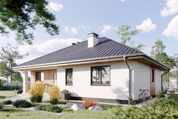  Projekt domu Lena Bobo (1374) (KRD2525) - projekt domu parterowego - Zdjęcie 4