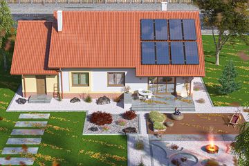  Projekt domu Belladonna paliwo stałe (WOE1041) - projekt domu parterowego - Zdjęcie 4