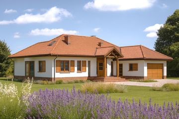  Projekt domu WB-3900 (KRA1016) - projekt domu parterowego - Zdjęcie 2