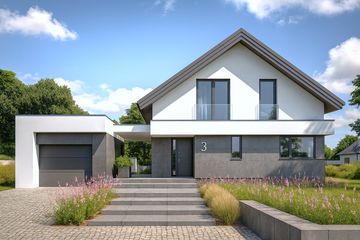  Projekt domu HomeKoncept 03 (KRX1003) - projekt domu parterowego z poddaszem - Zdjęcie 1