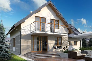  Projekt domu Dora 2 (BSE1032) - projekt domu parterowego z poddaszem - Zdjęcie 2