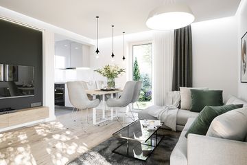  Projekt domu Mikrus (WAH1556) - projekt domu parterowego z poddaszem - Zdjęcie 4