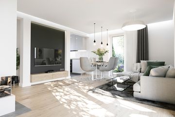  Projekt domu Mikrus (WAH1556) - projekt domu parterowego z poddaszem - Zdjęcie 5