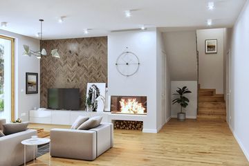  Projekt domu Optymalny (WAH1557) - projekt domu parterowego z poddaszem - Zdjęcie 4