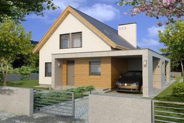  Projekt domu Alamo a (WRD1959) - projekt domu parterowego z poddaszem - Zdjęcie 1