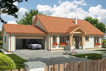  Projekt domu Anita B (WRD1998) - projekt domu parterowego - Zdjęcie 1