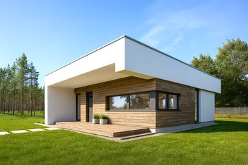  Projekt domu FX-1 (PZB1011) - projekt domu parterowego - Zdjęcie 1