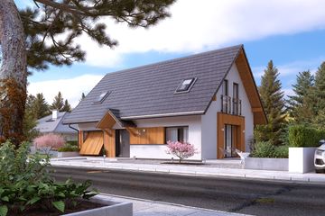  Projekt domu Albit (BSA1891) - projekt domu parterowego z poddaszem - Zdjęcie 7